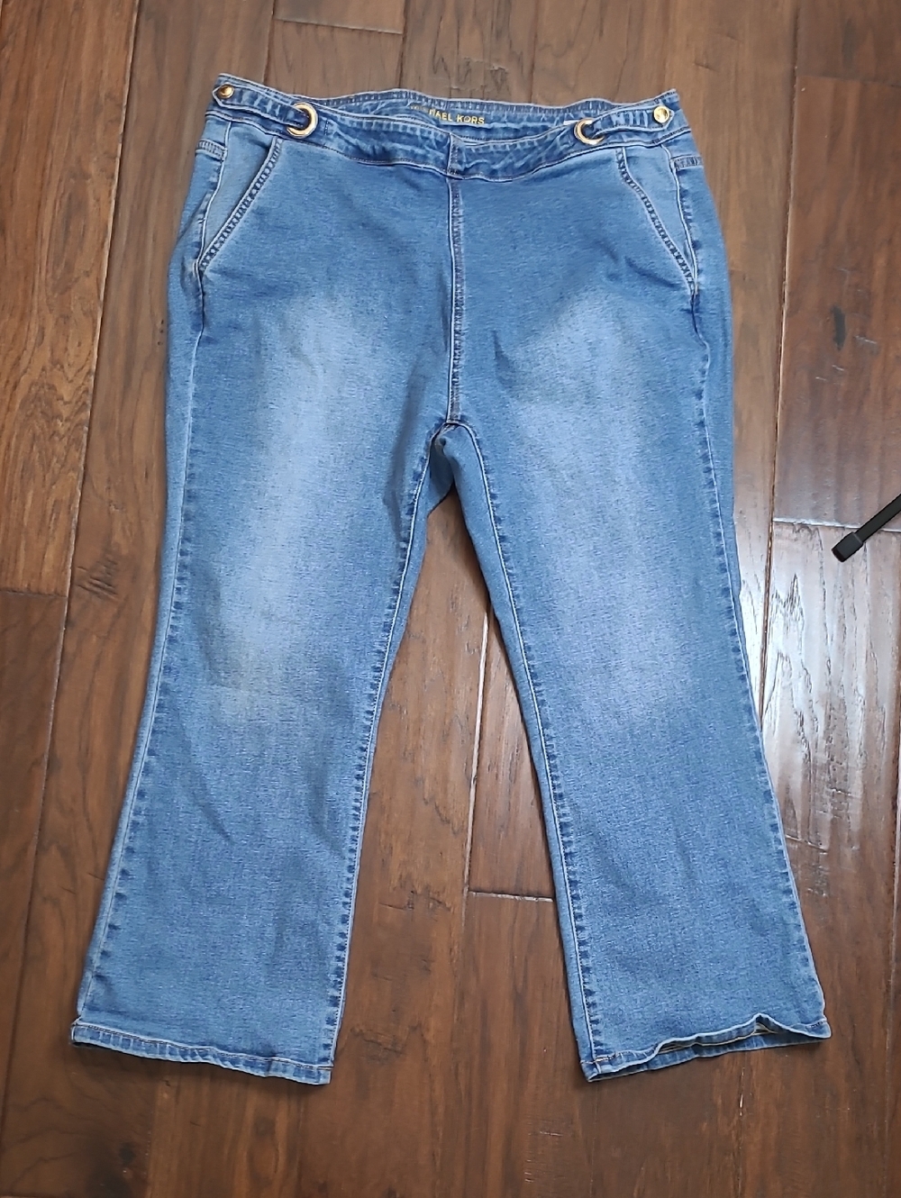 MICHAEL Michael Kors Pullon Cropped Jeans size 16W